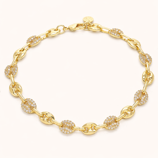 Mariner Luxe Puff Anklet